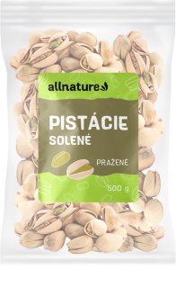 Allnature Pistácie pražené solené orechy pražené solené