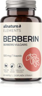 Allnature Elements Berberin kapsle pro podporu krevního oběhu 60 cps