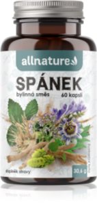 Allnature Spánek kapsle při potížích se spánkem 60 cps