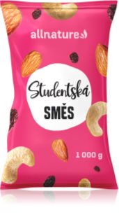 Allnature Studentská směs směs ořechů a sušených plodů 1000 g