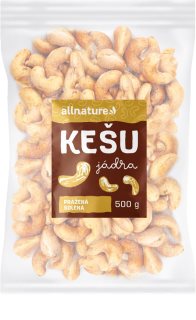 Allnature Kešu ořechy pražené solené ořechy pražené solené 500 g