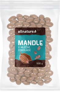 Allnature Mandle v mléčné čokoládě ořechy v polevě 500 g