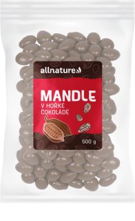 Allnature Mandle v hořké čokoládě ořechy v polevě 500 g