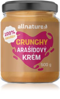 Allnature Krem z orzeszków ziemnych crunchy krem orzechowy 100% 500 g