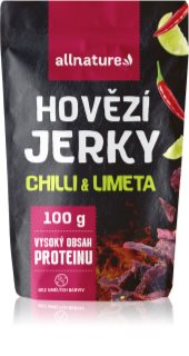 Allnature Hovězí jerky Chilli & Lime sušené maso hovězí 100 g