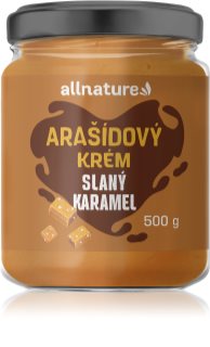 Allnature Arašídový krém Slaný karamel ořechová pomazánka