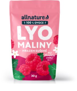 Allnature Maliny mrazem sušené mrazem sušené ovoce