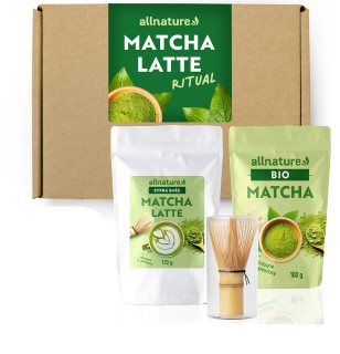 Allnature Matcha Latte Ritual darčeková sada matcha