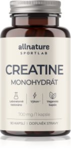 Allnature Sportlab Creatine kapsle pro podporu tvorby svalové hmoty 90 cps