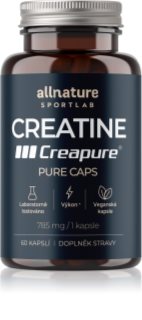 Allnature Sportlab Creatine Creapure® kapsle pro podporu tvorby svalové hmoty 60 cps