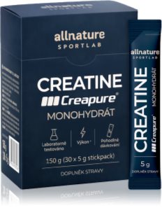 Allnature Sportlab Creatine Creapure® sáčky pro podporu tvorby svalové hmoty 30x5 g