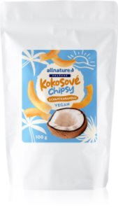 Allnature Kokosové chipsy s karamelem kokosové chipsy 100 g