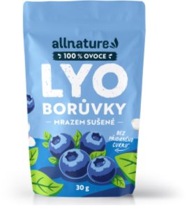 Allnature Borůvky sušené mrazem mrazem sušené ovoce
