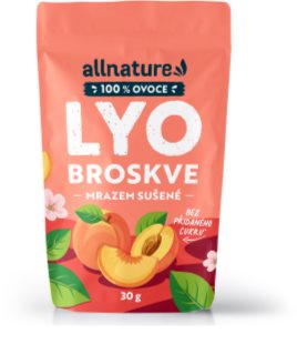 Allnature Broskev mrazem sušená mrazem sušené ovoce