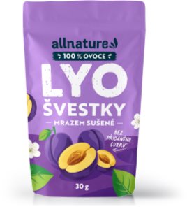 Allnature Švestky sušené mrazem mrazem sušené ovoce