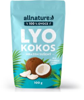 Allnature Kokos sušený mrazem kokosové plátky