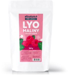 Allnature Mrazom sušené maliny mrazom sušené ovocie