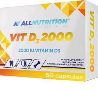 Allnutrition Vit D3 2000 podpora normálneho stavu kostí a zubov 60 cps