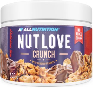 Allnutrition Nutlove Crunch süßer Aufstrich ohne Zuckerzusatz 500 g