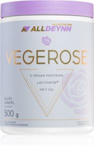 Allnutrition Alldeynn Vegerose veganes Protein mit Probiotika