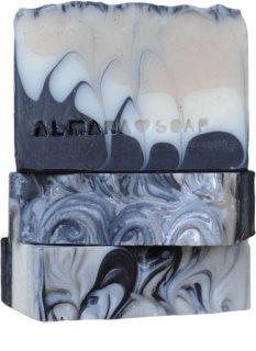Almara Soap Natural Shave no more jabón hecho a mano para cabello, barba y cuerpo para hombre 90 g