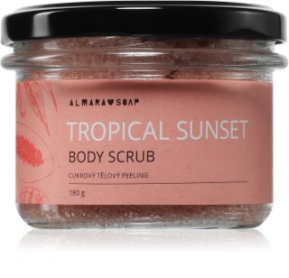 Almara Soap Body Scrub cukrový telový peeling Tropical Sunset 180 g