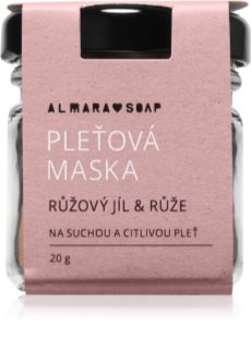 Almara Soap Face masca calmanta pentru fata pentru piele foarte uscata si sensibila 20 g