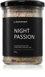 Almara Soap Bath relaxační sůl do koupele s vůní Night Passion 450 g