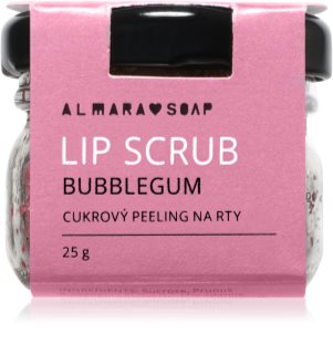 Almara Soap Scrub cukrový peeling na rty Bubblegum 25 g