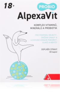 AlpexaVit AlpexaVit PROBIO 18+ tobolky s probiotiky 30 cps