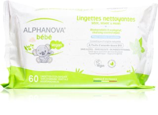 Alphanova Baby Bio extrem feine, angefeuchtete Feuchttücher für Kinder ab der Geburt 60 St.