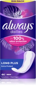 Always Dailies Long Plus Extra panty liners 44 pc