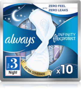 Always Infinity Night Size 3 sanitary towels night 10 pc