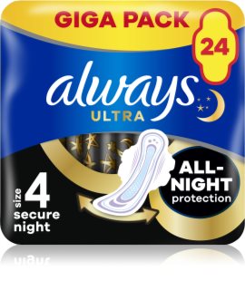 Always Ultra Secure Night serviettes hygiéniques