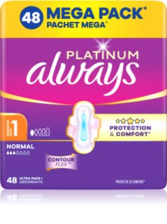 Always Platinum Normal Size 1 vložky s křidélky 48 ks