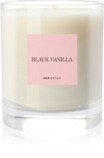 Ambientair COLOURS Black Vanilla vonná svíčka 200 g