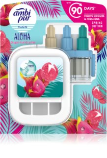 AmbiPur 3volution Aloha elektryczny odświeżacz powietrza z napełnieniem 20 ml