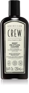 American Crew Boost Pre-styling Cleanser shampoing pour cheveux fins et sans volume pour homme 250 ml