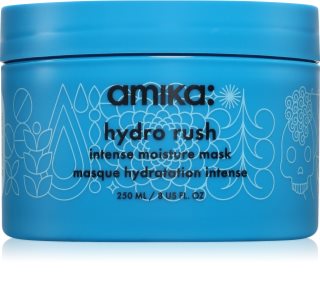 amika Hydro Rush Intense Moisture Mask hydratační maska na vlasy s kyselinou hyaluronovou 250 ml