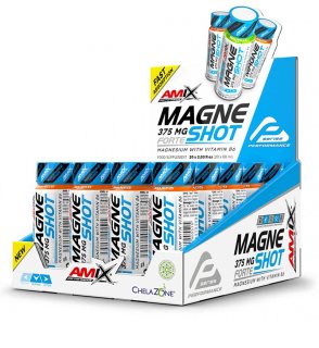 Amix Performance MagneSHOT Forte 375 mg podpora spánku a regenerace příchuť Mango 20x60 ml