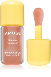AMUSE Banana Lip Oil banana oil for lips shade 08 Soy Latte 4.5 ml