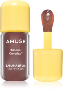 AMUSE Banana Lip Oil bananovo olje za ustnice odtenek Cacao Milk 4.5 ml