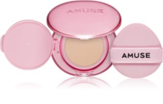 AMUSE Dew Power Vegan Cushion Long-Lasting Foundation Cushion to brighten and smooth the skin shade 1.5 Natural 15 g