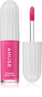 AMUSE Powder Velvet Tint hosszantartó folyékony rúzs matt hatással árnyalat 08 Berry Pop 3.3 g