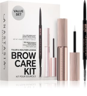 Anastasia Beverly Hills Brow Care Kit σετ για τα φρύδια απόχρωση Dark Brown