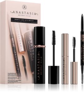Anastasia Beverly Hills Brow & Lash Styling Kit coffret cadeau pour les yeux et les sourcils teinte Dark Brown