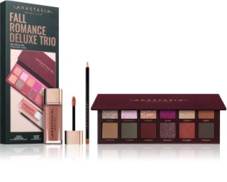 Anastasia Beverly Hills Fall Romance Deluxe Trio Geschenkset für Augen und Lippen für Damen