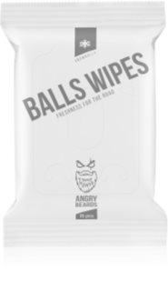 Angry Beards SnowBalls BallsWipes μαντηλάκια για προσωπική υγιεινή 15 τμχ