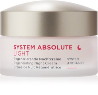 ANNEMARIE BÖRLIND SYSTEM ABSOLUTE könnyű éjszakai krém az öregedés jelei ellen 50 ml