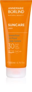 ANNEMARIE BÖRLIND SUNCARE fluid do ciała do opalania SPF 30 200 ml